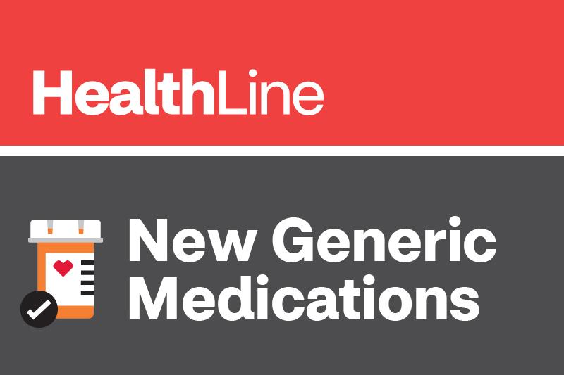 HealthLine - New Generic Medications