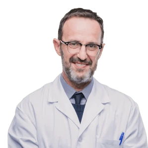 A male middle-aged pharmacist